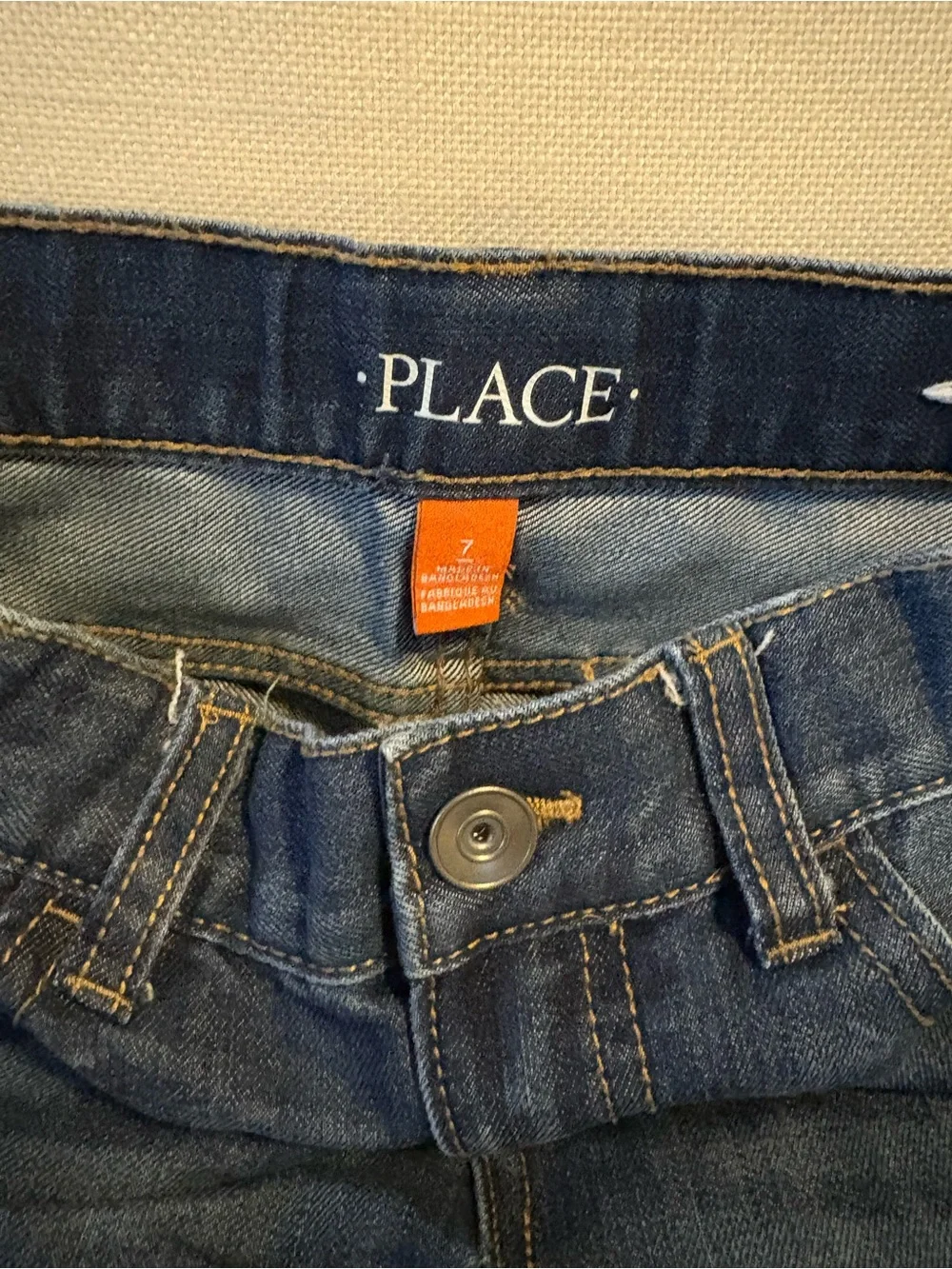 The Children's Place Boy's Classic Denim Shorts – Size 7 (Excellent Condition!)